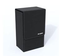 Boltquan Tarot Card Holder with Black Interior; Fold Top Tarot Card Box Case with Magnetic Lid Closure; Fits Rider Waite Tarot Card Deck; Holder Measures Standard Size 5.39 x 3.38 x 2 In (Black)