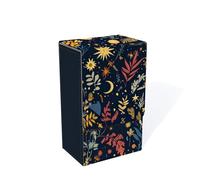 Boltquan Tarot Card Holder with Grey Interior - Fold-Top Case with Magnetic Lid Closure - Fits Standard Tarot Decks - Outer Dimensions 5.39 x 3.38 x 2 Inches (Mystic Ember)