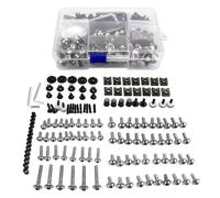 Bolts and Nuts Kit Compatible With CBR600RR 2003-2006 Screws Nut Hexagon Socket Head Cap Bolts Washers Battery Terminal Windshield Helmet Assortment(Silver)