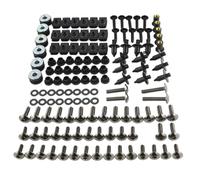 Bolts and Nuts Kit Compatible With For YZF-R6 2008 2009 2010 2011 2012 2013 2014-2016 Fairing For Bolt Kit Screws Nut Hexagon Bolts Washers(Titanium)