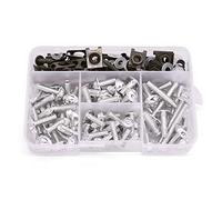 Bolts and Nuts set Compatible With For Ninja300 250R 400R For KX250F KX450F KX100 Motorbike Body Bolts Screw Motorcycle Fairing Screws Nuts Kit Modified Pieces