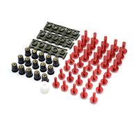 Bolts and Nuts set Compatible With For Ninja300 For ER-6N Z800 Z1000 40PCS Motorcycle Complete Full Fairing Bolt Kits Clips Body Screws Nuts Screws Fasteners