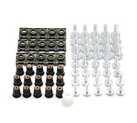 Bolts and Nuts set Compatible With For NINJA650R ER6F ER6N Z800 40PCS Motorcycle Complete Full Fairing Bolt Kits Clips Body Screws Nuts Screws Fasteners