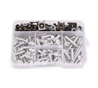 Bolts and Nuts Set Compatible With For XJR1300 For FJR1300 Aluminum Motorcycle Fairing Screws Nuts Kit Moto Body Work Bolts Screw Motorcycle Bolts Kit