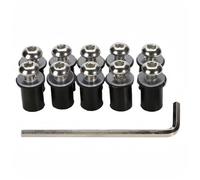 Bolts and Nuts Set Compatible With For ZX6R For ZX7R For ZX10R Motorcycle Bolts Combination Kit Screw Connection Bolts Decoration Motorcycle Bolts Kit