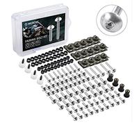 Bolts and Nuts set Compatible With Suzuki For GSXR 600 1000 For Bandit 1200 1250S 177pcs Motorcycle Cowling Clamp Fixing Screws Body Bolts Nut Kit Modified Pieces