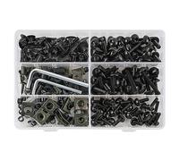 Bolts and Nuts set Compatible With Suzuki For GSXR750 1986-2019 253pcs Motorcycle Universal M5 M6 Bolts Screws Washers Clips Fairing Bolts Washer Assortment Kit