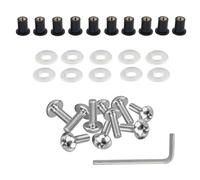 Bolts And Nuts Set For Goldwing 1200 GL1200A Aspencade 1984-1987 For GL1200I Interstate 1984 1985 1986 1987 Motorcycle Windscreen Bolts Kit(Silver1)