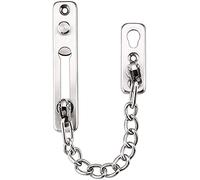 Bolts,Anti-theft Chain Door Chain Stainless Steel Anti-theft Lock Buckle Household Door Bolt Door Buckle Anti-theft Buckle Security Lock Door (Black) (Silver)