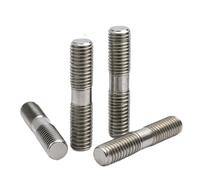 Bolts Double Headed 1-5pcs 304 Stainless Steel Double End Stud Bolt Full Thread Extra Long Screw Rod Threaded Bar M3 M4 M5 M6 M8 M10 M12(100mm,M12(1pcs))