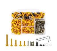 Bolts Fastener Motorcycle Fairing Body Bolts Kit For For Ninja400 For Ninja 400 Bodywork Nuts Screws Fixing Fastener Clips Motorbike Screw Nut Clip Fairing(Gold)