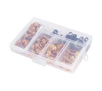 Bolts Fastener Nuts Motorcycle Fairing Body Bolts Kit For For NINJA400 For NINJA 400 Fastener Clips Bodywork Screws Nuts Fixing Motorbike Fairing Screws(Gold)