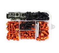 Bolts For NC700 NC750X 195Pcs Motorcycle Fairing Windshield For M5 M6 Bolts Screws Kit Nut Clips Motorbike Bolts Nuts Kit