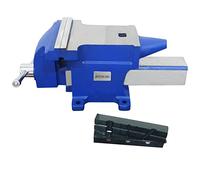BOLTWORK Bench Vice and Anvil Engineer’s 2 in 1 Combo Vice with Anvil 6" Jaw Workshop 18kg Heavy Duty with Magnetic Soft Jaws, 1% of Sale Value Will be Donated to Children's Hospital Sheffield