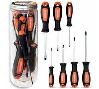 BOLTWORK Screwdriver Set 7 Piece Chrome Vanadium High Grade Steel, Heavy Handles Professional & D.I.Y Use, 1% of Sale Value Will be Donated to Hospital Sheffield
