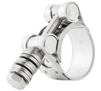 Boltza® Constant Pressure T-Bolt Hose Clamp - SS316 Marine Grade - Extra-Wide 30mm Band with Spring-Loaded Tension, M10 Bolt - (44-47mm)