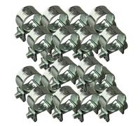 Boltza® Hose Clamps Zinc Plated Mini Fuel Line Pipe Clips 6Mm-27Mm (20, 17-19mm)