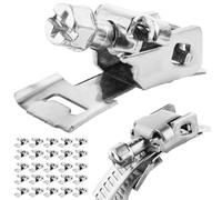 Boltza Lock-Head Connectors for Steel Banding - W2 & W4 Stainless Steel - 9mm & 12mm Bandwidth - Single & Multi-Pack Options (25, W2 9MM Bandwidth)