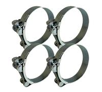 Boltza® Single Bolt Hose Super Clamp 92-97mm Clip Silicone Rubber Exhaust x4