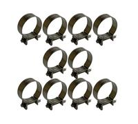Boltza® Stainless Steel SS304 Mini Fuel Hose Line Pipe Clips x10 (24-26mm)