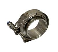 Boltza® V-Band Clamp + Flanges Complete Stainless Steel Extra Turbo Hose (1.5" Inch (38mm))