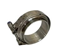 Boltza® V-Band Clamp + Flanges Complete Stainless Steel Extra Turbo Hose (2.5" Inch (63.5mm))