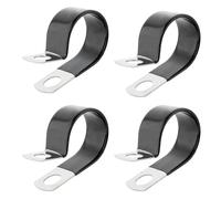 Boltza Vinyl Coated P Clip Hose Pipe Clamp Stainless Steel 13mm X4