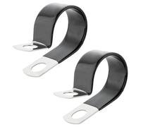 Boltza Vinyl Coated P Clip Hose Pipe Clamp Stainless Steel 50mm X2