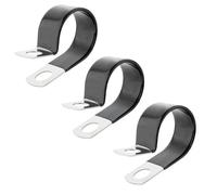 Boltza Vinyl Coated P Clip Hose Pipe Clamp Stainless Steel 64mm X3