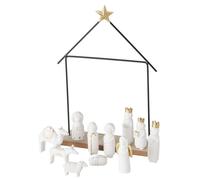 Boltze Home NATOS Minimalist Nativity Scene, 11 Figures