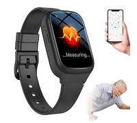 BoluDukNN Fall Alert Devices for Elderly,Life Alert Systems for Seniors with Fall Detection,4g HD Video Call,Sos Gps Wifi Tracker,Gifts for Elderly Mom Black