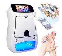 BoluDukNN Professional 3D Nail Printer,Digital Nail Printing Machine with Touch Screen, App Support, 4800dpi Precision,3000+ Built-In Nail Art Designs, DIY Digital Fingernail Painting