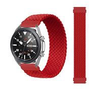 BoLuo 22mm Strap for Xiaomi Haylou RT LS05S /OnePlus Watch,Nylon Band Wrist Strap,Replacement Bracelet Strap for Yamay Sw022 /Imilab Kw66 /Ticwatch GTX/CXB01/Polar Grit X/Vantage M/M2 (red)