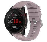 BoLuo 22mm Watch Strap for Garmin Forerunner 255 Music/Garmin Forerunner 255, Silicone WristStrap Bracelet Strap for Garmin Venu 2 / Garmin vivoactive 4 / Coros Vertix/Coros Apex 46mm (purple)