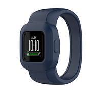 BoLuo Smart Watch Strap compatible for Garmin vivofit jr.3,Sport Silicone WatchBand,Replacement Bracelet Wristband Wrist Strap for Garmin vivofit jr.3/Garmin Fit JR 3 Watch (navy blue, large)
