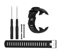 BoLuo Smart Watch Strap compatible for Suunto D4 /D4i Novo,Sport Silicone Watch Band,Replacement Bracelet Wristband with Metal Clasp for Suunto D4 /Suunto D4i Novo Smart Watch Accessories (black)