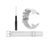 BoLuo Smart Watch Strap compatible for Suunto D6 /D6i Novo,Sport Silicone Watch Band,Replacement Bracelet Wristband with Metal Clasp for Suunto D6 /Suunto D6i Novo/D6i ZULU Watch Accessories (white)