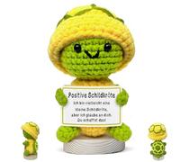 boluoboluomi Pocket Hug Positive Turtle, Courage Gift, Creative Knitting Wool Turtle Doll, Christmas, Birthday, Thank You for Colleagues, Sisters, Friends, Teachers