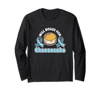 Bolus for Cheesecake Diabetic Type 1 2 Diabetes Insulin Long Sleeve T-Shirt