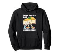 Bolus For Cheesecake Diabetic Type 1 2 Diabetes Insulin Pullover Hoodie