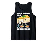 Bolus for Cheesecake Diabetic Type 1 2 Diabetes Insulin Tank Top