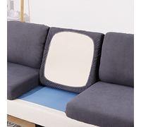 BOLUXIU Sofa Seat Cushion Cover - Stretch Elastic - Multiple Colors - Suitable for All Sofas - Dark Grey - Back Cushion (24-35inch)