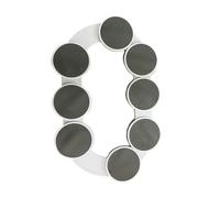 Bolvina Lazy Susans Revolution Turntable Expandable Desktop Rotating Storage Rack for Kitchen and Dining Table Portable Food Cup