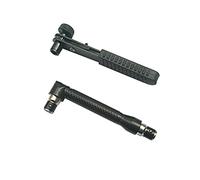 BOLWHAO Boohao 90 Degree Dual-Drive Right Angle 1/4-Inch Double-Headed L-Shaped Socket Wrench Mini Ratchet Wrench Screwdriver Bit and Socket Tool 2 Pieces