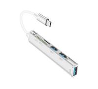 Bolwins H71 USB 3.0 Hub Adapter 5-in-1 Type-C SD/TF Card Reader Data Sync
