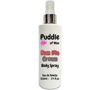 Bom Dia Cream Body Spray - 100ml Eau de Toilette (EDT) - Atomiser Mist - Perfume Scent - Vegan Friendly - Puddle of Wax - Made in the UK