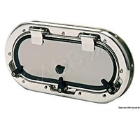 BOMAR Flagship Boat Marine Porthole Stainless Steel 400x200mm Oval