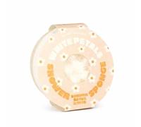 Bomb Cosmetic 2 in 1 Exfoliating Soap Filled Shower Shave Bath Sponge Body Buffer Luxury Inspired Scent for Her (White Petals)