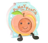 Bomb Cosmetic Buddy Buffer Handmade Soap-Soaked Sponge Enriched with Pure Essential Oils | Moisturising, Nourishing & Long-Lasting Soap Sponge (Penny The Peach)