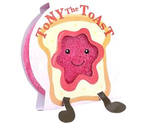 Bomb Cosmetic Buddy Buffer Handmade Soap-Soaked Sponge Enriched with Pure Essential Oils | Moisturising, Nourishing & Long-Lasting Soap Sponge (Tony the Toast)